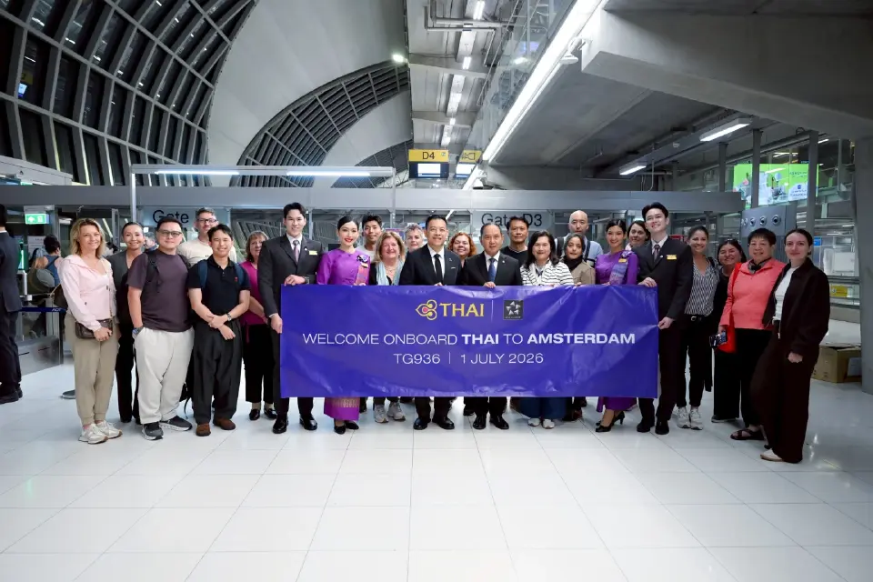 การบินไทย กลับมาเปิดเส้นทางบินสู่ อัมสเตอร์ดัม