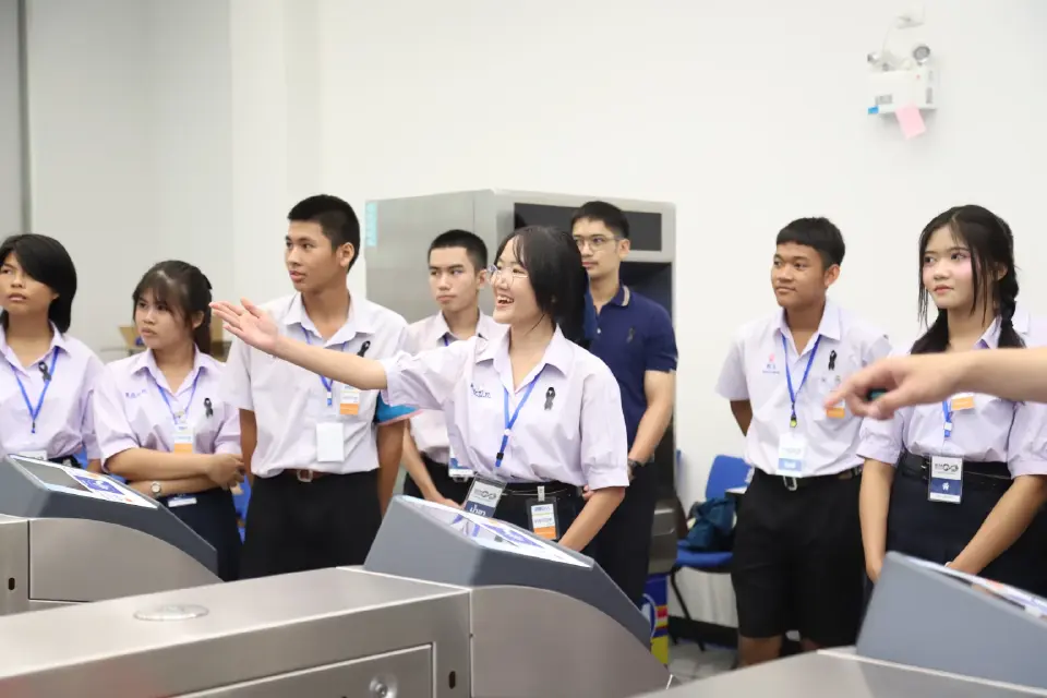 บรรยากาศนักเรียนที่เข้าร่วมโครงการ