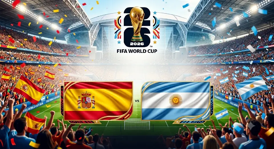 สเปน VS อังกฤษ / อาร์เจนตินา คู่ชิงฟุตบอลโลก 2026 
