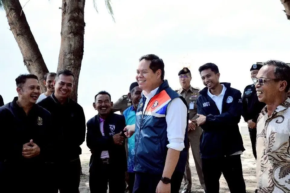 สรรเพชญ บุญญามณี รมช.คมนาคม ลงพื้นที่จังหวัดปัตตานี ติดตามความคืบหน้าโครงการพัฒนาโครงข่ายคมนาคมทางบกและทางน้ำ 