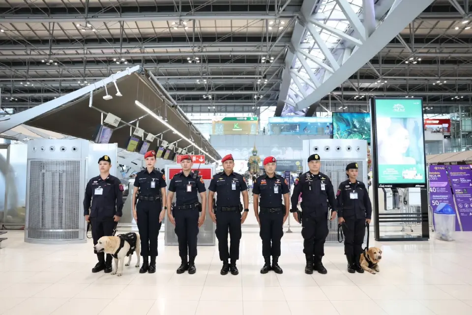 AOT ยกระดับความปลอดภัยสนามบินสุวรรณภูมิ ผนึก K-9 สกัดลักลอบขนยาเสพติด