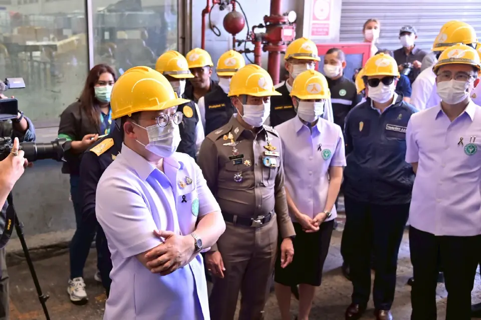 นายพัฒนา พร้อมพัฒน์ รมว.สาธารณสุข เป็นประธานพิธีเผาทำลายยาเสพติดของกลาง ครั้งที่ 62 