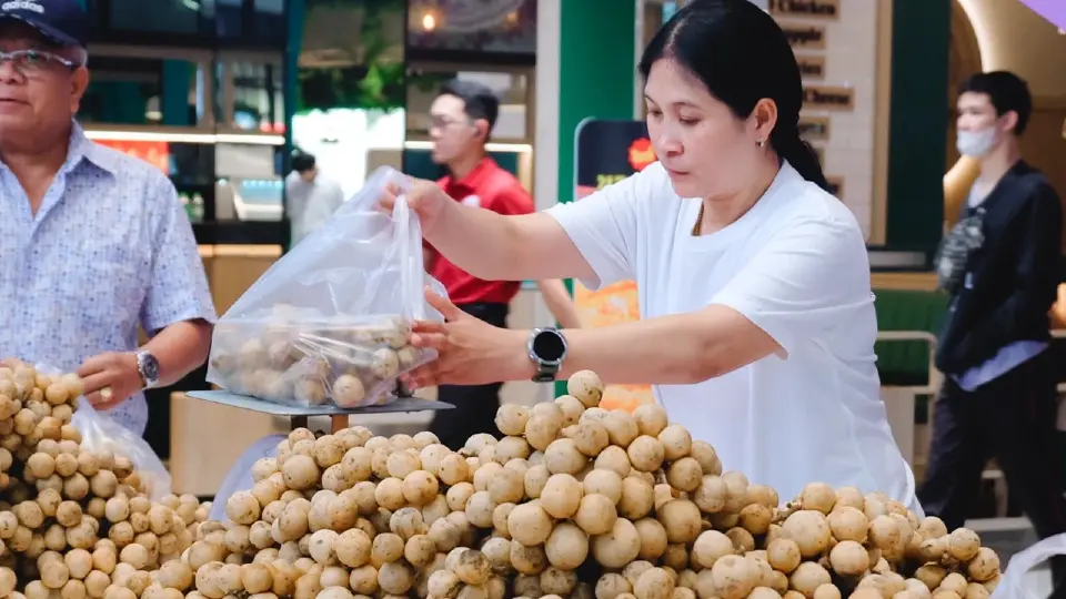 งาน “ลองกองยะลา” ที่โรบินสันไลฟ์สไตล์ ราชพฤกษ์ ร่วมมือกับพาณิชย์จังหวัด ในการส่งเสริมเกษตรกรและชาวสวน 