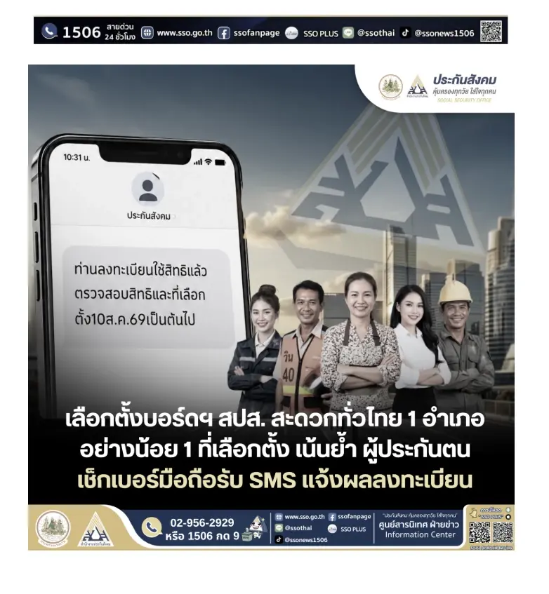 เลือกตั้งประกันสังคม 2569