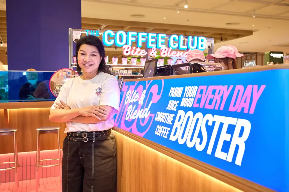 นางสาวนงชนก สถานานนท์ ผู้จัดการทั่วไป The Coffee Club 