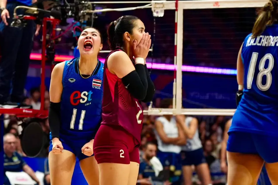 ช็อกโลก สาวไทยระเบิดฟอร์มตบบราซิล 3-0 เซต การันตีรอดตกชั้น VNL 2026