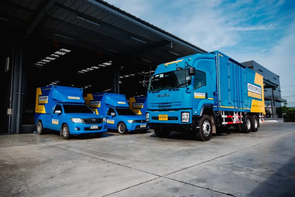 รถขนส่ง บริษัท อินเตอร์ เอ็กซ์เพรส โลจิสติกส์ จำกัด (Inter Express Logistics)