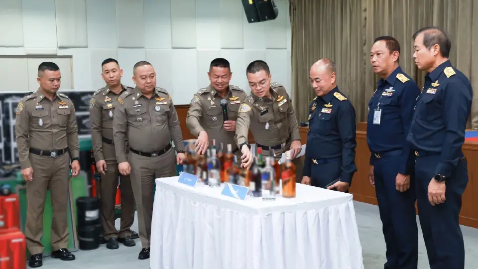 สุราต่างประเทศปลอมเครื่องหมายการค้า 