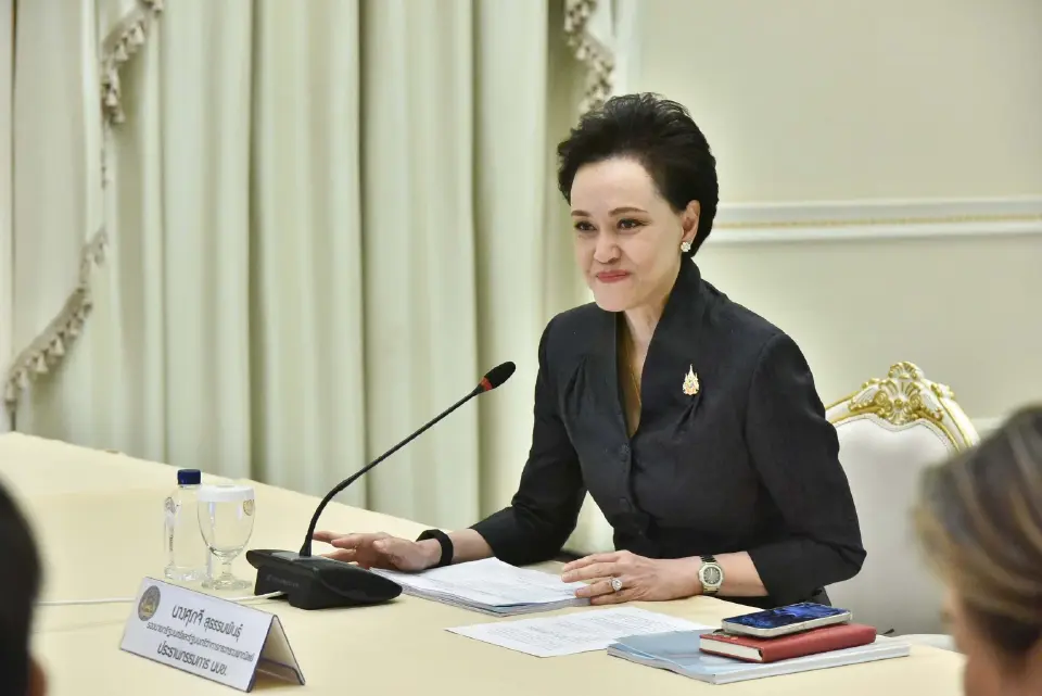นางศุภจี สุธรรมพันธุ์ รองนายกรัฐมนตรี และรัฐมนตรีว่าการกระทรวงพาณิชย์