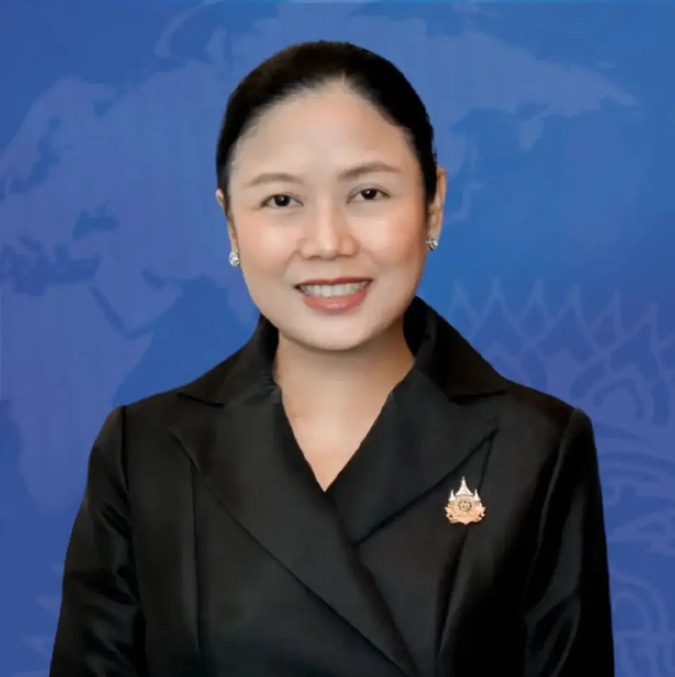  นางสาวใจไทย อุปการนิติเกษตร อธิบดีกรมสารนิเทศและโฆษกกระทรวงการต่างประเทศ