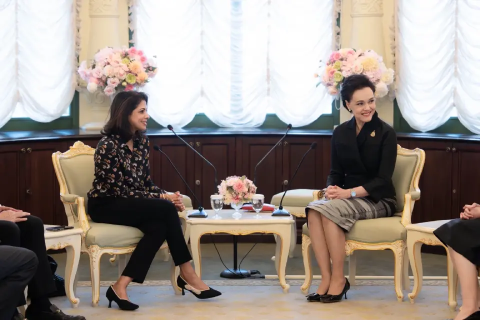 นางศุภจี สุธรรมพันธุ์ รองนายกรัฐมนตรีและรัฐมนตรีว่าการกระทรวงพาณิชย์ และ Ms. Urmila Venugopalan ประธานและกรรมการผู้จัดการประจำภูมิภาคเอเชียแปซิฟิก สมาคมภาพยนตร์แห่งสหรัฐอเมริกา