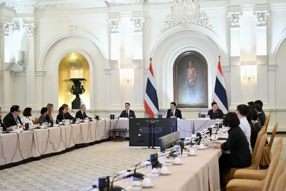 คณะผู้บริหารและสมาชิกสภาธุรกิจสหภาพยุโรป - อาเซียน (EU-ABC) และสมาคมการค้ายูโรเปียนเพื่อธุรกิจและการพาณิชย์ (EABC) นำคณะผู้แทนกลุ่มธุรกิจจากสหภาพยุโรป เข้าเยี่ยมคารวะนายกรัฐมนตรี ที่ทำเนียบรัฐบาล วันที่ 16 กรกฎาคม 2569