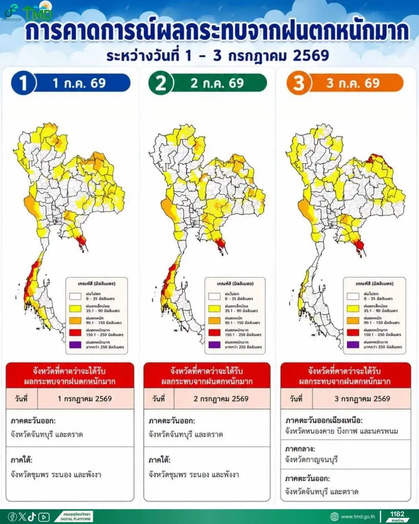 ภูเก็ตอ่วม น้ำท่วมย่านเมืองเก่า ผู้ว่าฯคาด 5 โมงเย็นสถานการณ์คลี่คลาย
