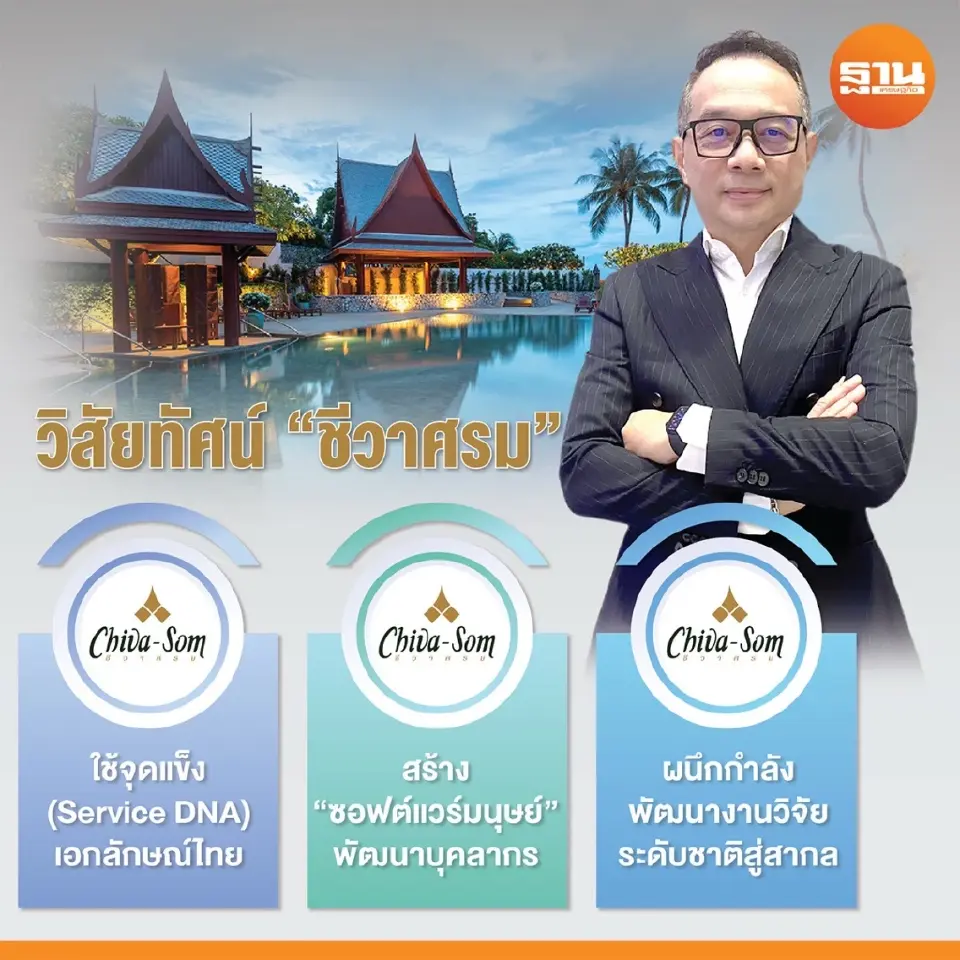 นายกรด โรจนเสถียร ที่ปรึกษาประธานบริหาร บริษัท ชีวาศรม อินเตอร์เนชั่นแนล เฮลท์ รีสอร์ท จํากัด กับแนวคิดของชีวาศรม
