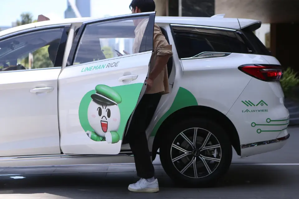 LINE MAN RIDE เร่งขยายรถ EV ยกระดับรายได้-ลดต้นทุนคนขับกว่า 60%