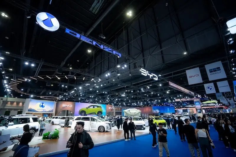 บูธ BYD บรรยากาศในงานมอเตอร์โชว์ 2026 
