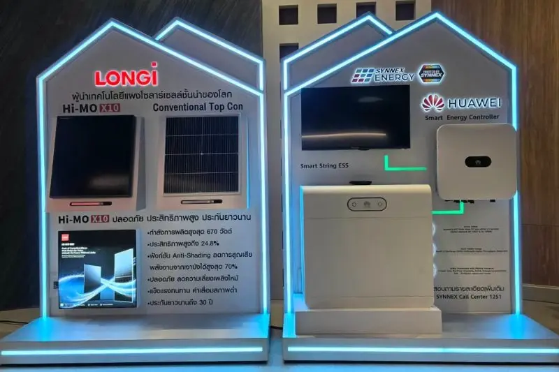 SYNNEX จับมือ LONGi ขยายพอร์ตโซลาร์เซลล์ไทย ลุยเจาะตลาดบ้าน-ธุรกิจ