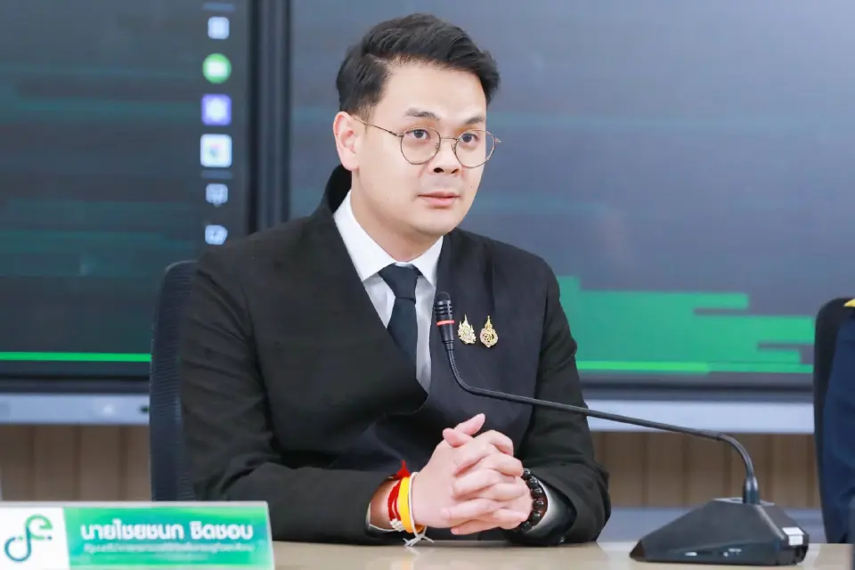 นายไชยชนก ชิดชอบ รัฐมนตรีว่าการกระทรวงดิจิทัลเพื่อเศรษฐกิจและสังคม