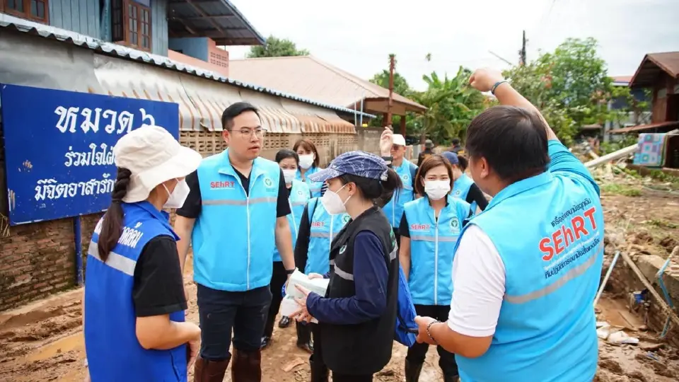 กระทรวงสาธารณสุขเริ่มฟื้นฟูจังหวัดน่านหลังสถานการณ์อุทกภัยเริ่มคลี่คลาย