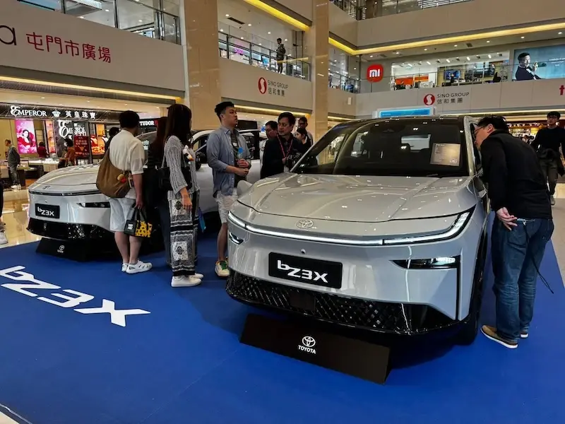 Toyota bZ3X พวงมาลัยขวาทำตลาดแล้วที่ฮ่องกง