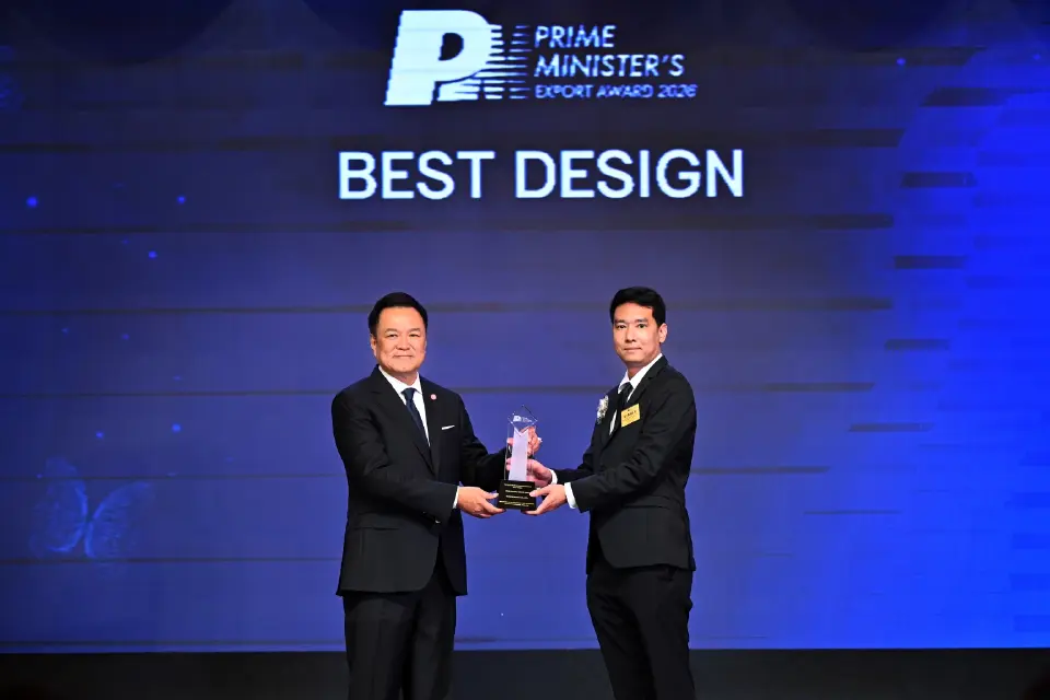 DOS WIDERO คว้ารางวัล Best Design Award ในงาน Prime Minister’s Export Award 2026