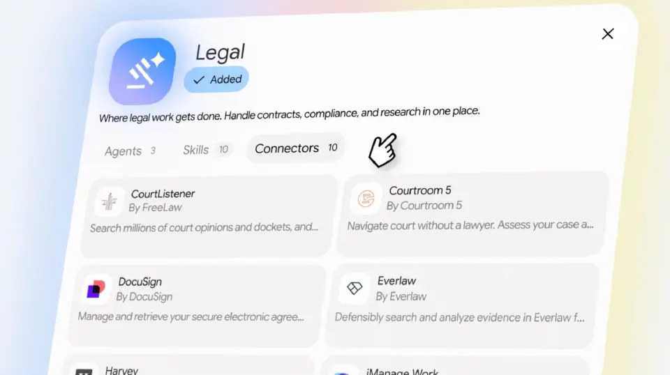 องค์ประกอบหลัก Gemini Enterprise for Legal