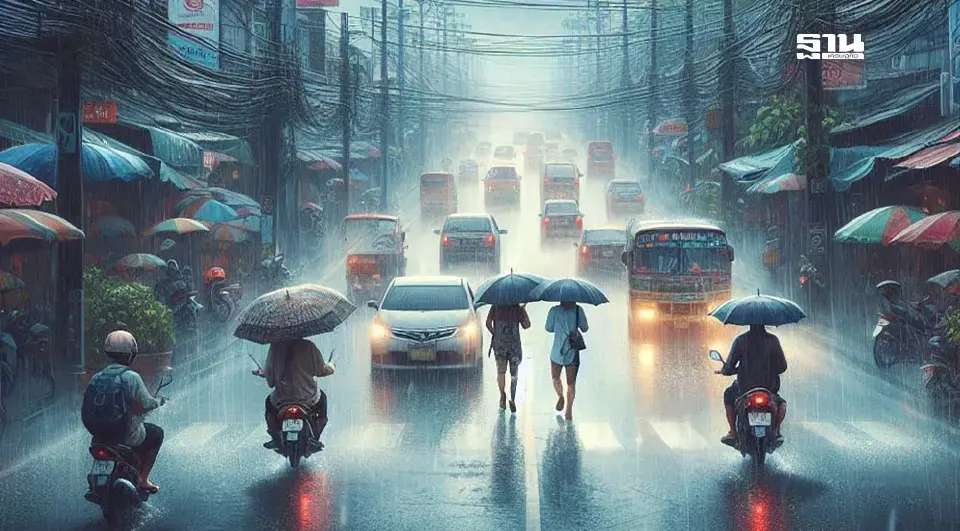  กรมอุตุนิยมวิทยา พยากรณ์อากาศล่วงหน้า 7 วัน ตั้งแต่วันที่ 14 - 20 ส.ค. 69 ประเทศไทยมียังคงมีฝนตกหนักบางแห่ง