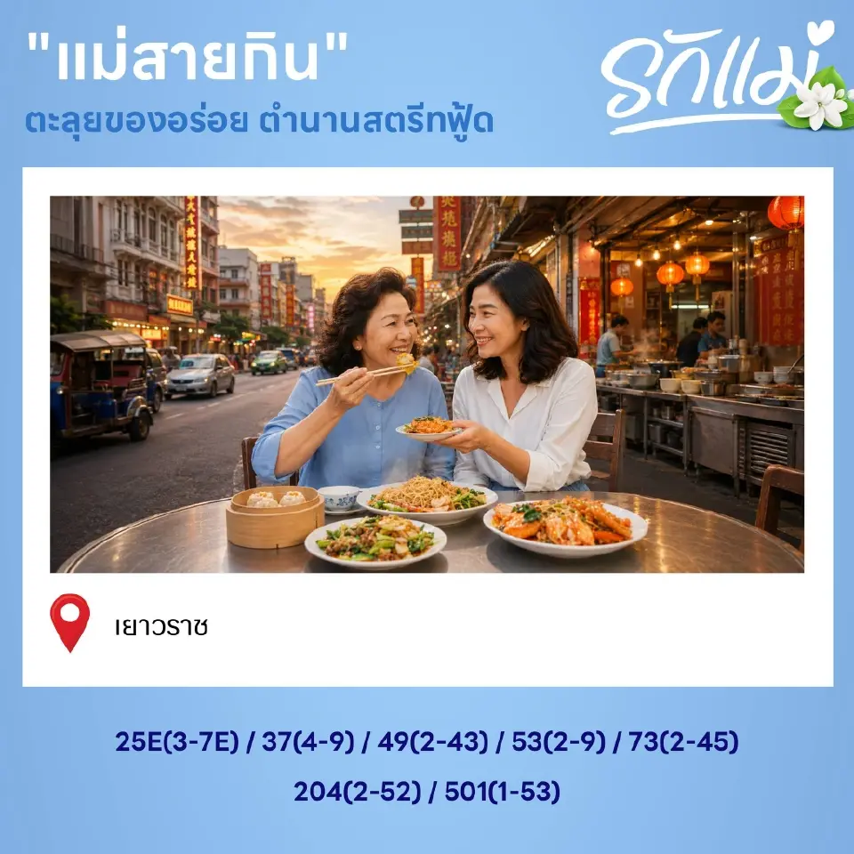พาแม่เที่ยวเยาวราช