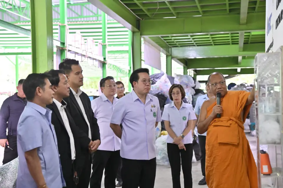 นายพัฒนา พร้อมพัฒน์ รมว.สาธารณสุข ลงพื้นที่จังหวัดสมุทรปราการ ขับเคลื่อนนโยบาย Net Zero MOPH 