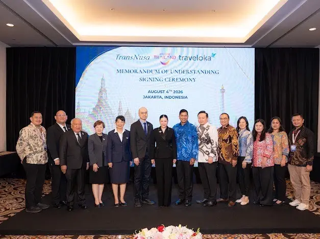 ททท. MOU สายการบินอินโดนีเซีย เปิดบินตรงเข้าไทย ผนึก Traveloka บูมท่องเที่ยวไทย