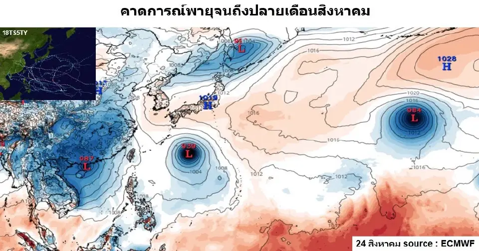 'เสรี' เตือนจับตาพายุจ่อ 7-9 ลูก ปลาย ส.ค. 'น่าน-สุโขทัย' เริ่มคลี่คลาย