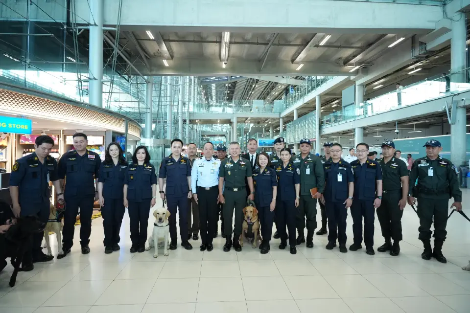 ศุลกากรใช้สุนัขตรวจค้น K9 เข้ามาช่วยในการตรวจคัดกรองและบ่งชี้สัมภาระต้องสงสัย