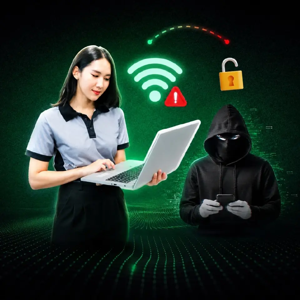 Wi-Fi สาธารณะฟรี อาจไม่ได้ "ฟรี" อย่างที่คิด มิจฉาชีพจ้องฉกข้อมูล