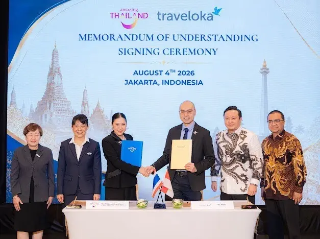 ททท. MOU สายการบินอินโดนีเซีย เปิดบินตรงเข้าไทย ผนึก Traveloka บูมท่องเที่ยวไทย