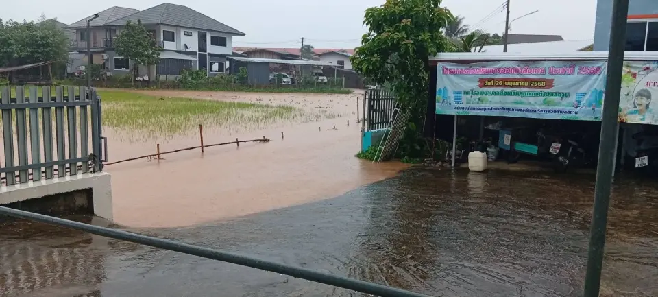 กรมชลฯ เฝ้าระวังน้ำในแม่น้ำน่านสูงขึ้น หลังมีฝนตกหนักต่อเนื่อง