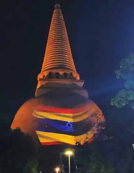 ครั้งแรก! มิติใหม่แห่งแสงสี Projection Mapping บนพื้นผิวองค์พระปฐมเจดีย์
