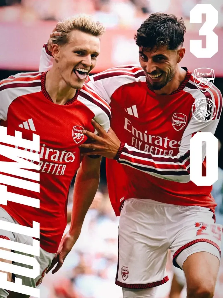 อาร์เซนอล ชนะ แมนฯซิตี้ 3-0 