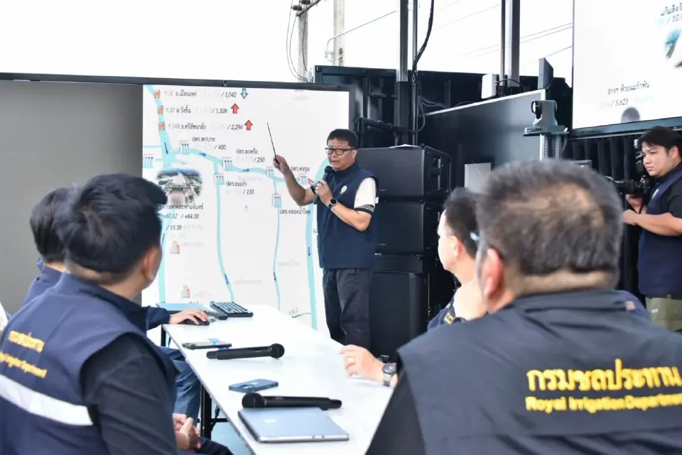 รองอธิบดี “ทรงพล” ลงสุโขทัย ติดตามน้ำยม เดินหน้าบริหารน้ำสอดรับสถานการณ์