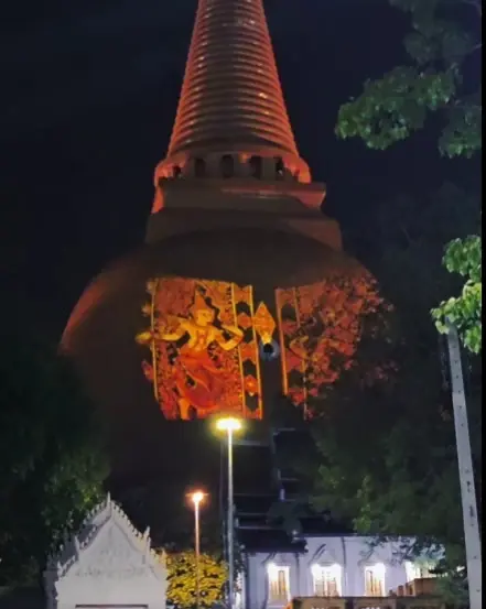 ครั้งแรก! มิติใหม่แห่งแสงสี Projection Mapping บนพื้นผิวองค์พระปฐมเจดีย์