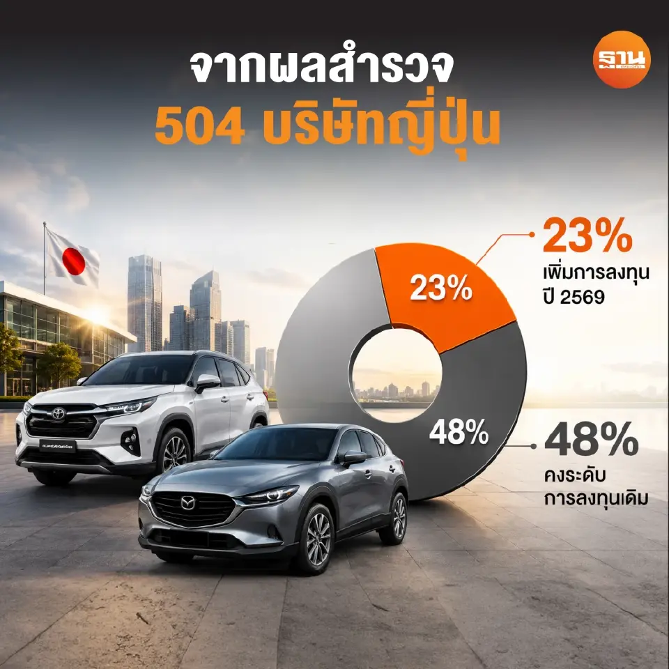 ทุนญี่ปุ่นยันไม่ทิ้งไทย เร่งฐานผลิตรับเทคโนโลยีใหม่ 'มิตซูฯ มาสด้า อีซูซุ' เร่งลงทุน 3.8 หมื่นล้าน