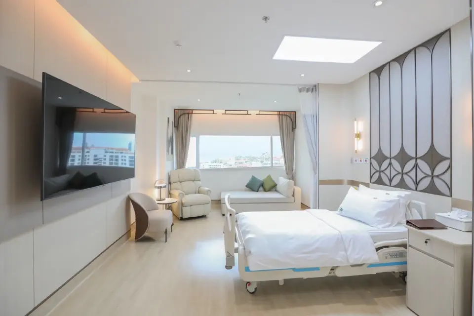 ห้องพักสำหรับให้บริการผู้ป่วย ในโรงพยาบาลพญาไท ศรีราชา