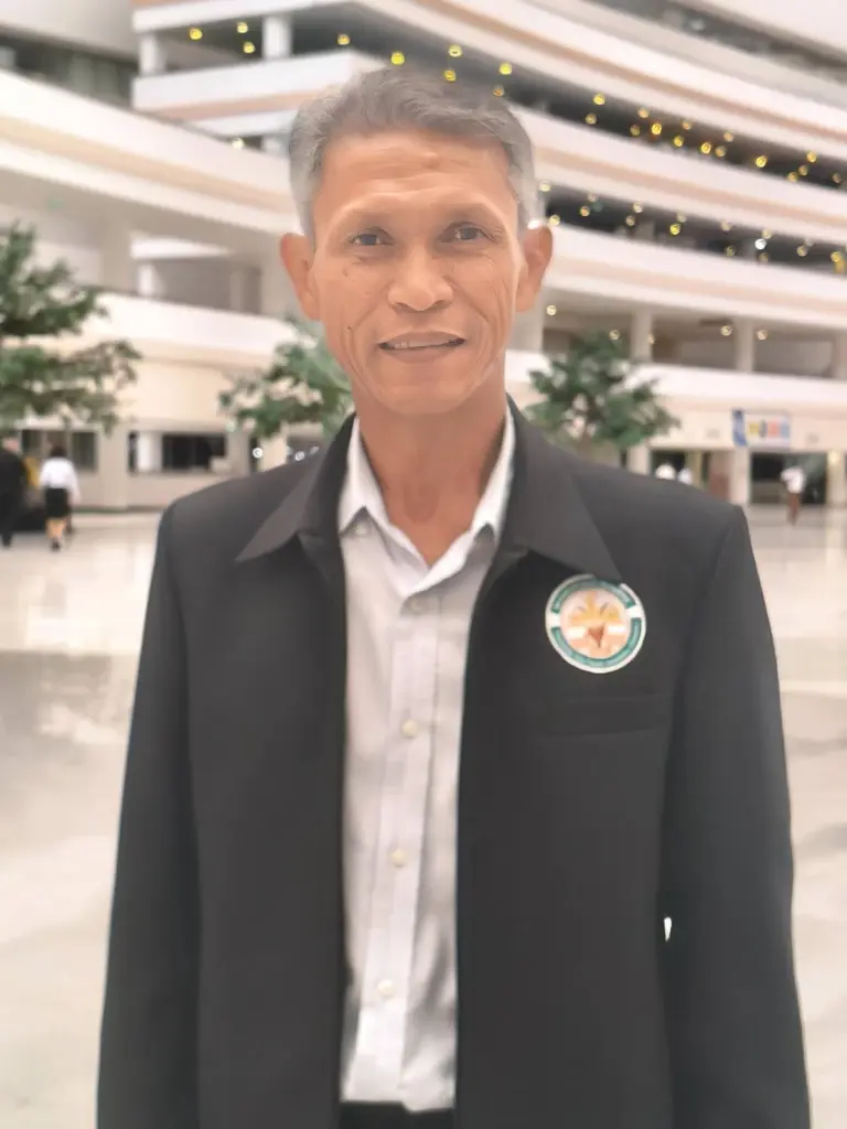 นายภาคิณ มุสิกสุวรรณ นายกสมาคมศูนย์ข้าวชุมชนแห่งประเทศไทย