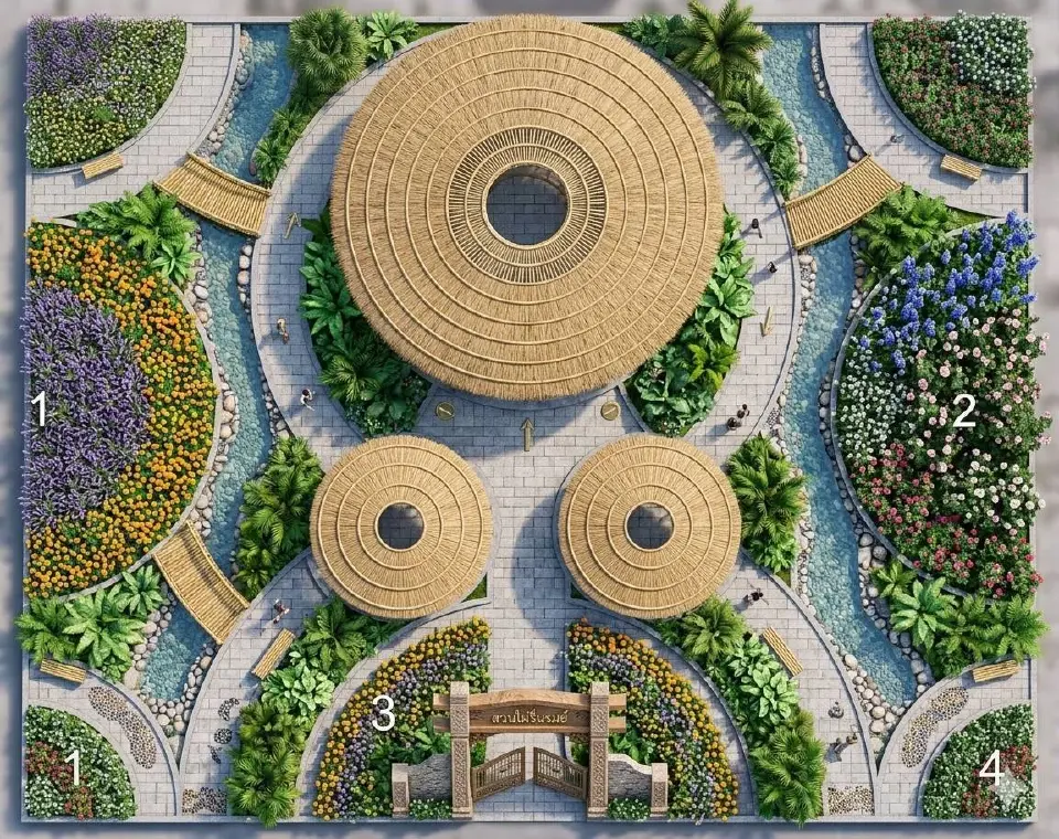 ายทอดแนวคิดผ่านการผสานองค์ความรู้ด้านพืชสวน ดิน และปุ๋ย เข้ากับมิติของการเกษตรสมัยใหม่ 