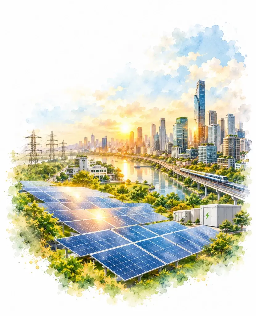 GPSC จ่อลงทุน 3 พันล้าน ลุย 6 โครงการ ขยายพอร์ตไฟฟ้าสีเขียว 105 MW