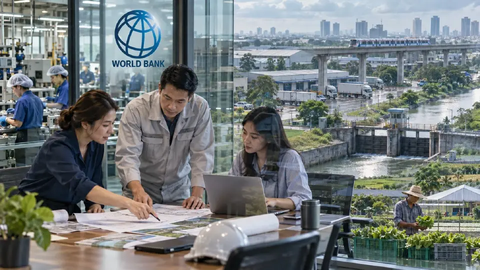 ธนาคารโลก วางกรอบ 5 ปี ดันไทยสร้างงาน-เพิ่มขีดแข่งขัน รับเศรษฐกิจผันผวน