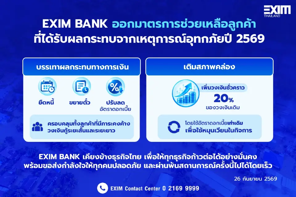 รวมมาตรการ แบงก์รัฐ-พาณิชย์ เยียวยาน้ำท่วม พักหนี้-เติมทุนสูงสุด 5 ล้าน