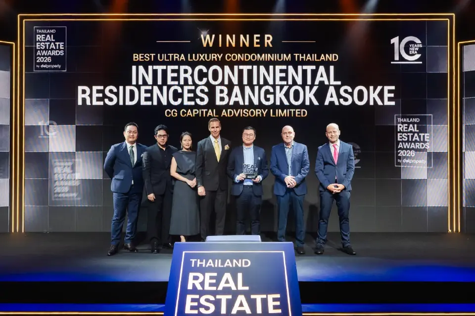 CG Capital คว้ารางวัล “Best Ultra Luxury Condominium Thailand 2026”