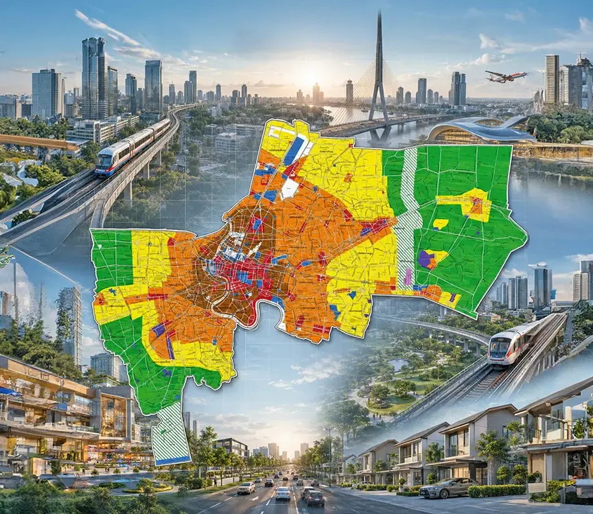 ร่างผังเมืองรวมกรุงเทพมหานคร(ฉบับปรับปรุงครั้งที่4) พลิกโฉมเมือง