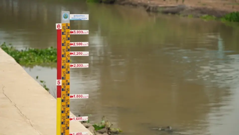 กรมชลฯ เดินหน้าติดตั้ง Flood Mark ‘เสายามน้ำ’ รู้ทันน้ำท่วมล่วงหน้า 3 วัน