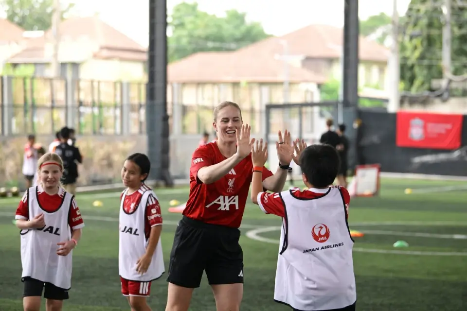  นาตาชา โดวี่ ทูตสโมสรลิเวอร์พูลทีมหญิงอย่างเป็นทางการคนแรกของสโมสร